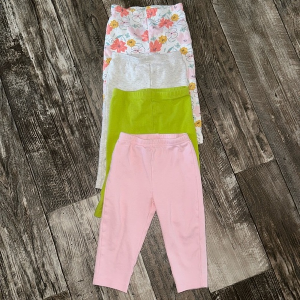 5/$25 12 Months Babygirl Bottom Pants Bundle Lot x4